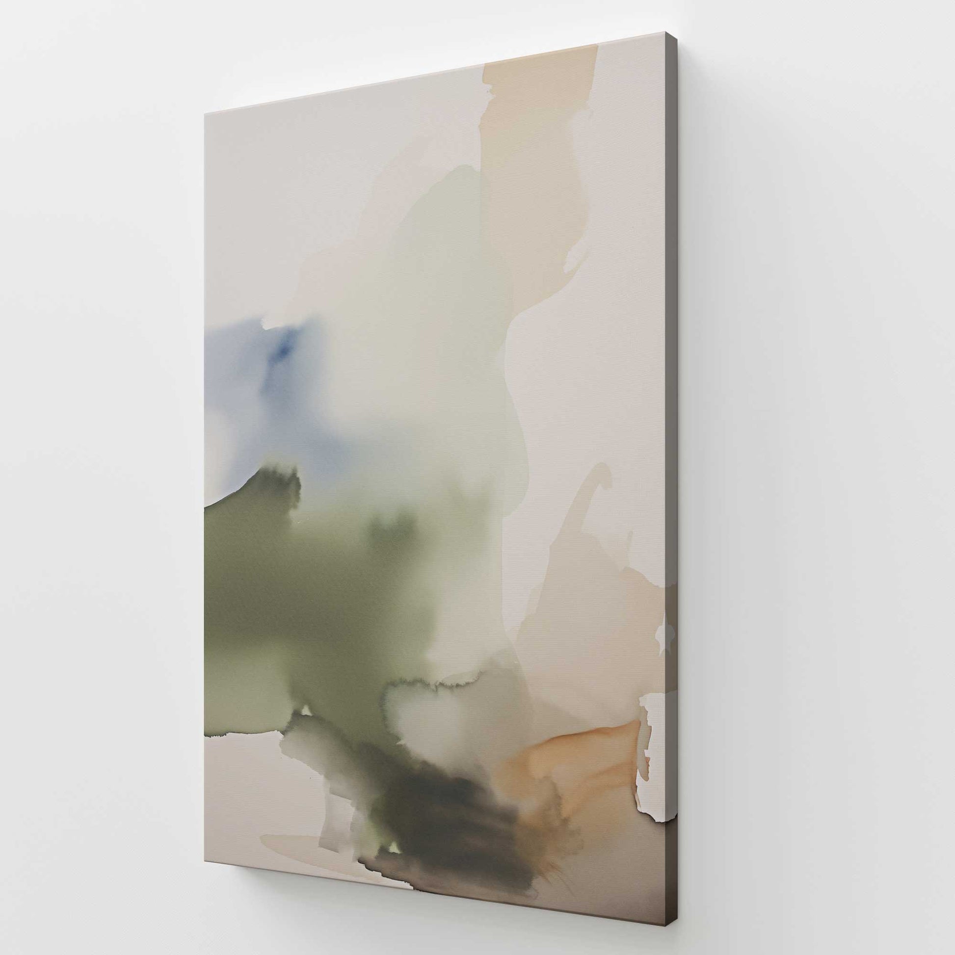 [Color:Stretched Canvas], Picture of art at an angle