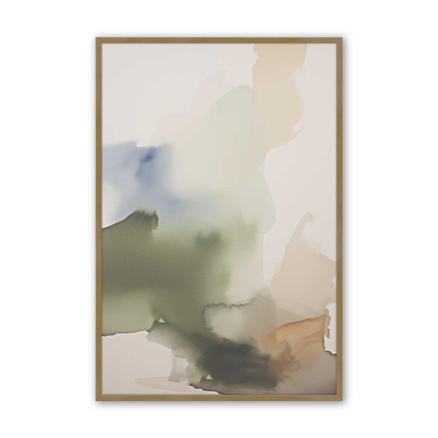 [Color:Brushed Gold], Picture of art in a Brushed Gold frame