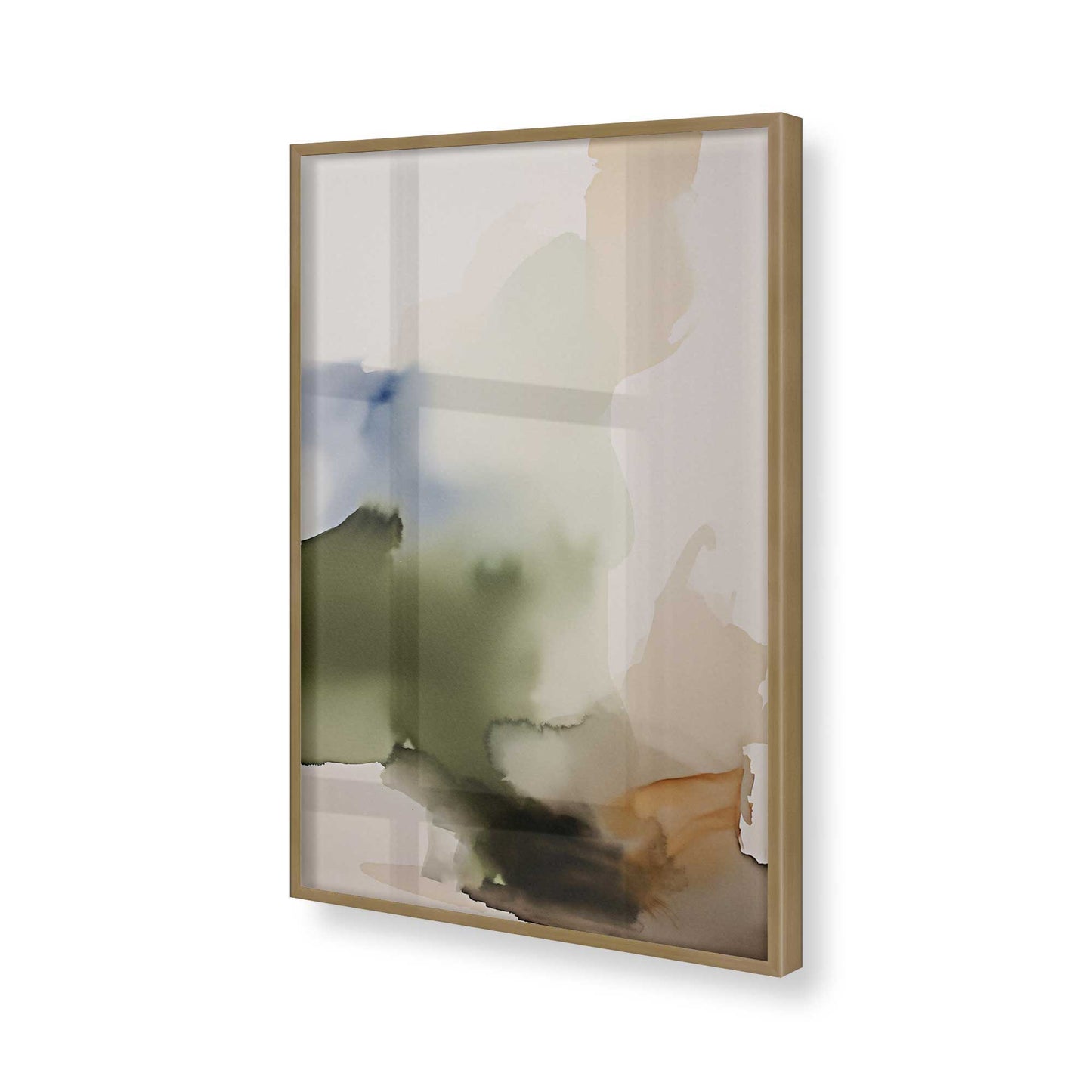 [Color:Brushed Gold], Picture of art in a Brushed Gold frame of the corner