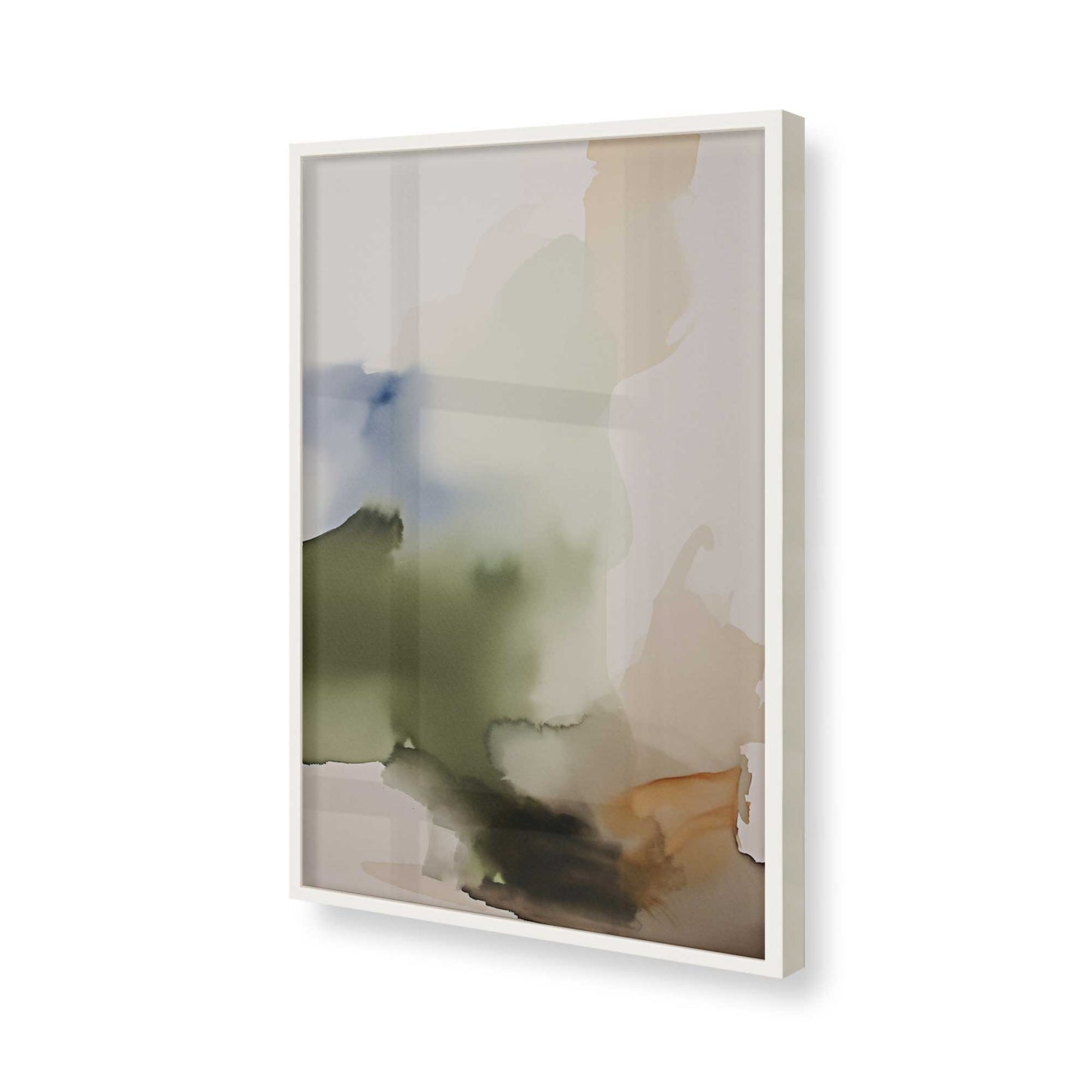 [Color:Opaque White], Picture of art in a Opaque White frame of the corner