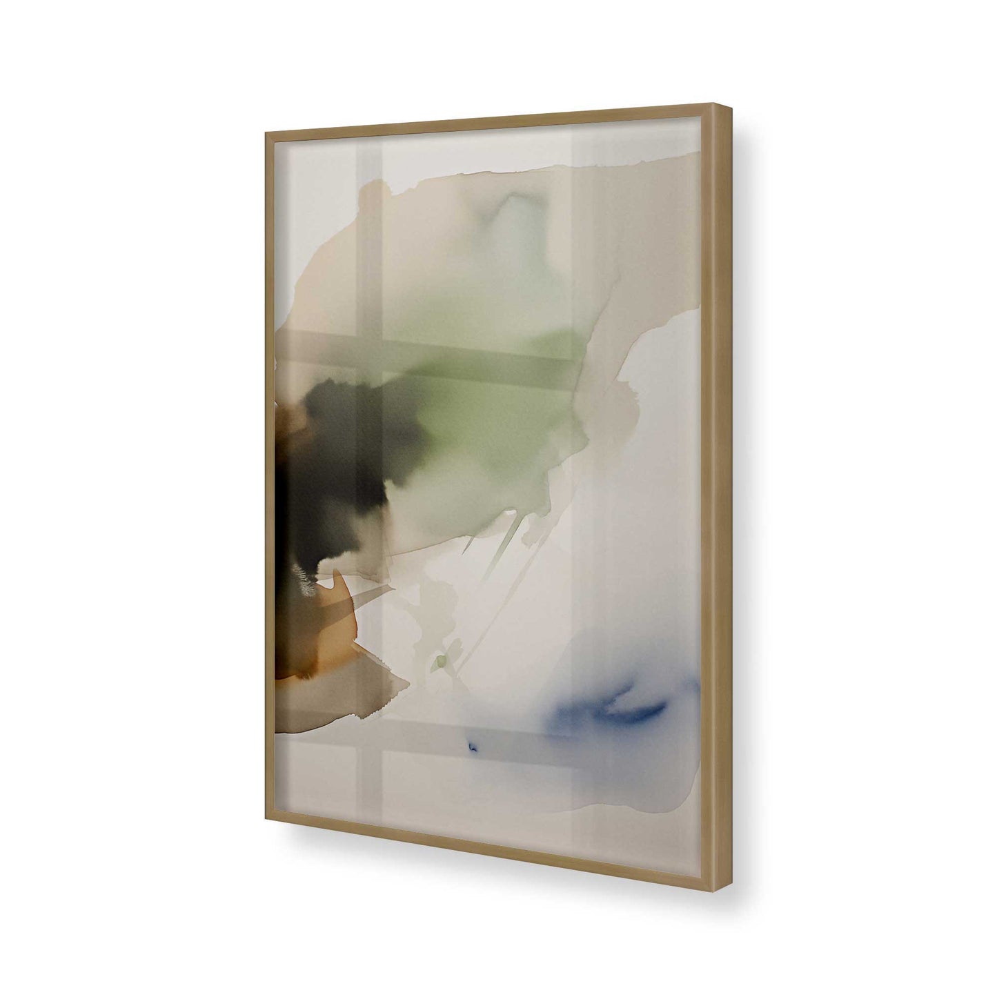 [Color:Brushed Gold], Picture of art in a Brushed Gold frame of the corner