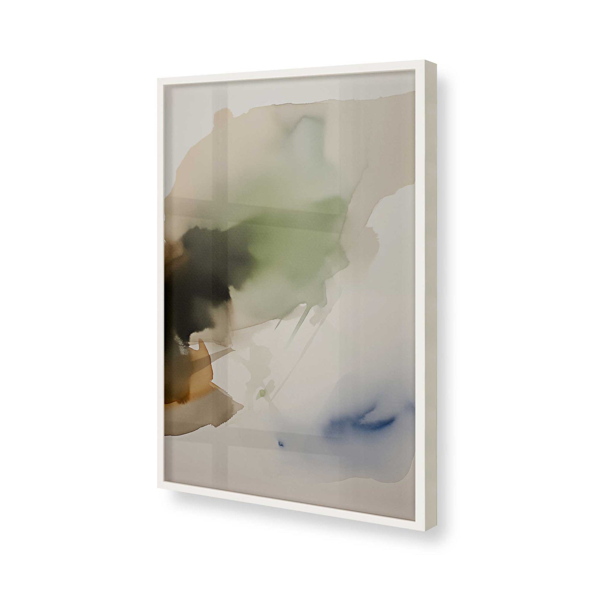 [Color:Opaque White], Picture of art in a Opaque White frame of the corner