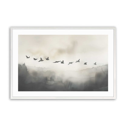 [Color:Opaque White], Picture of art in a Opaque White frame