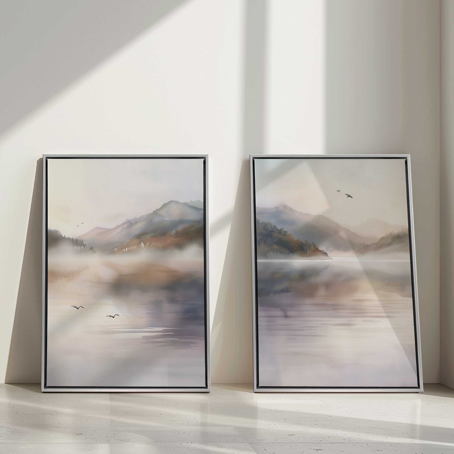 [Color:Opaque White], Picture of art in a White frame