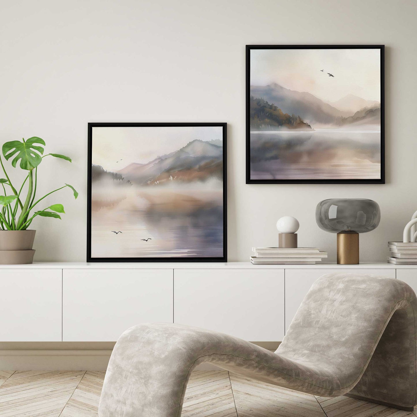 [Color:Polished Chrome], Picture of art in a Polished Chrome frame