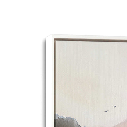 [Color:Opaque White], Picture of art in a White frame at an angle