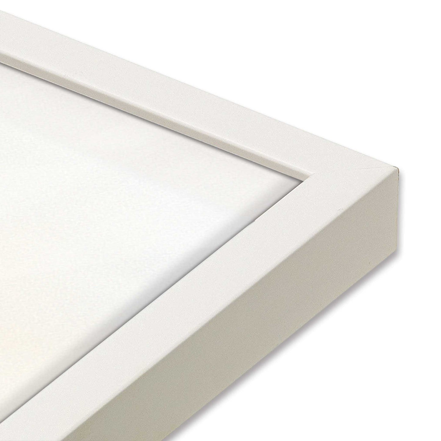 [Color:Opaque White], Picture of art in a Opaque White frame