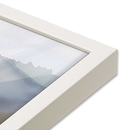 [Color:Opaque White], Picture of art in a Opaque White frame of the corner