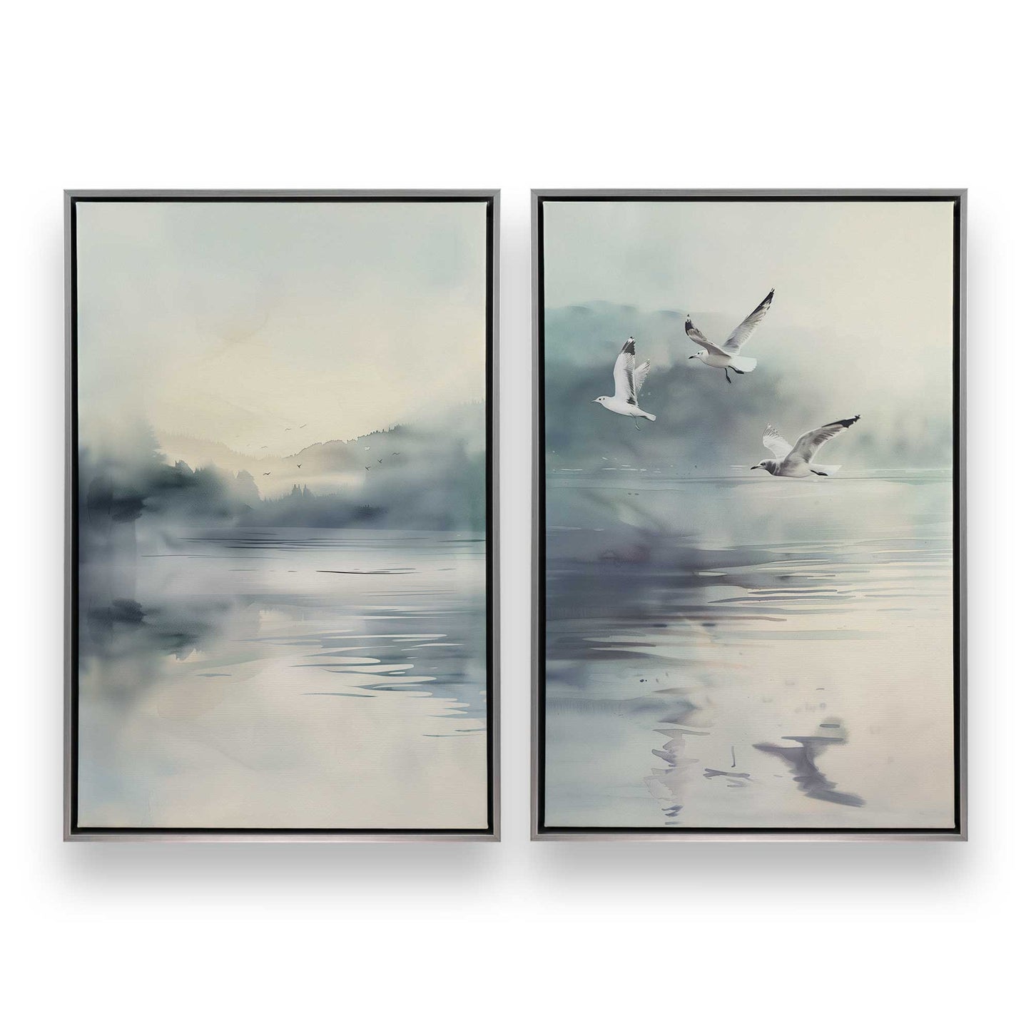 [Color:Opaque White], Picture of art in a White frame