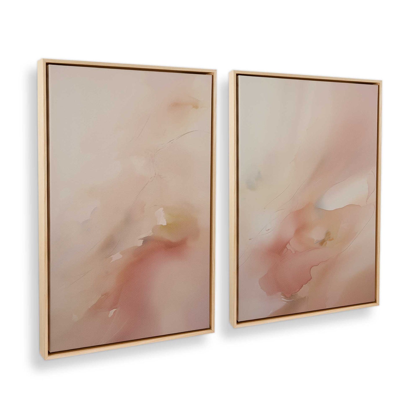 [Color:Polished Gold], Picture of art in a Polished Gold frame at an angle