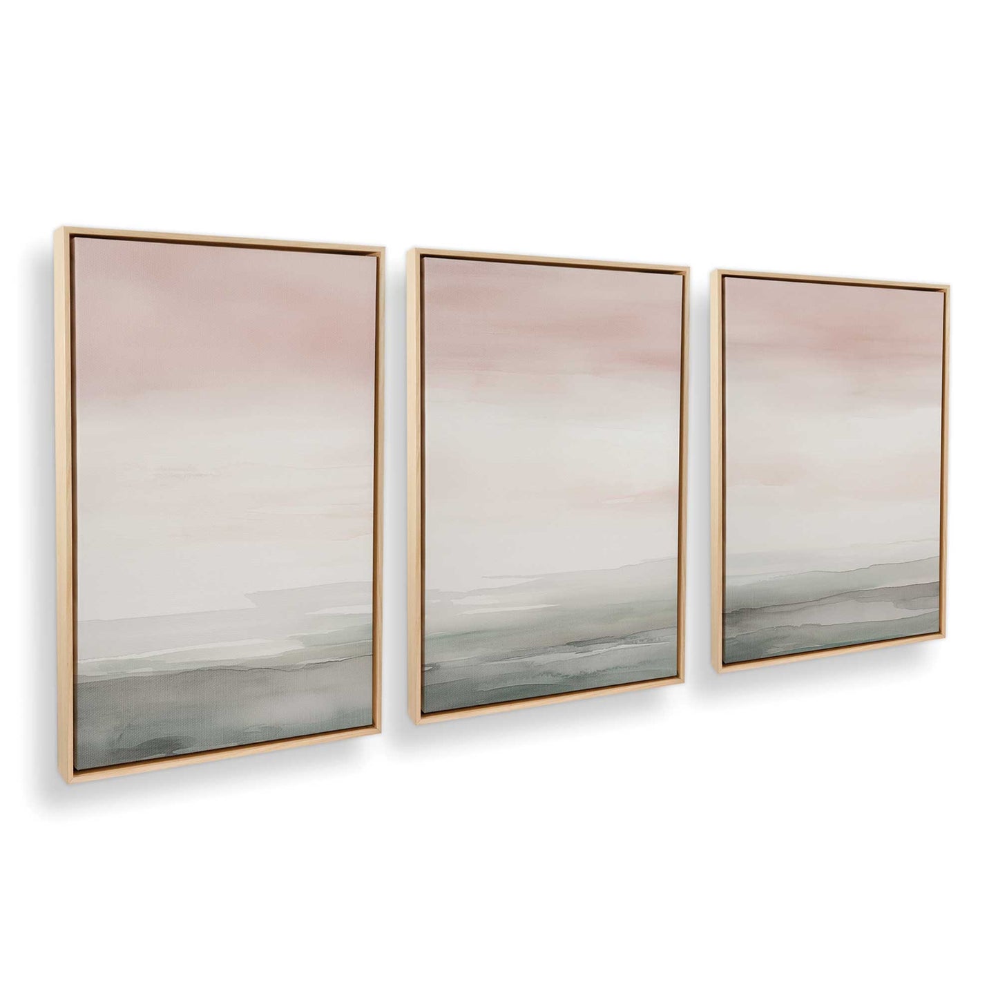 [Color:Polished Gold], Picture of art in a Polished Gold frame at an angle