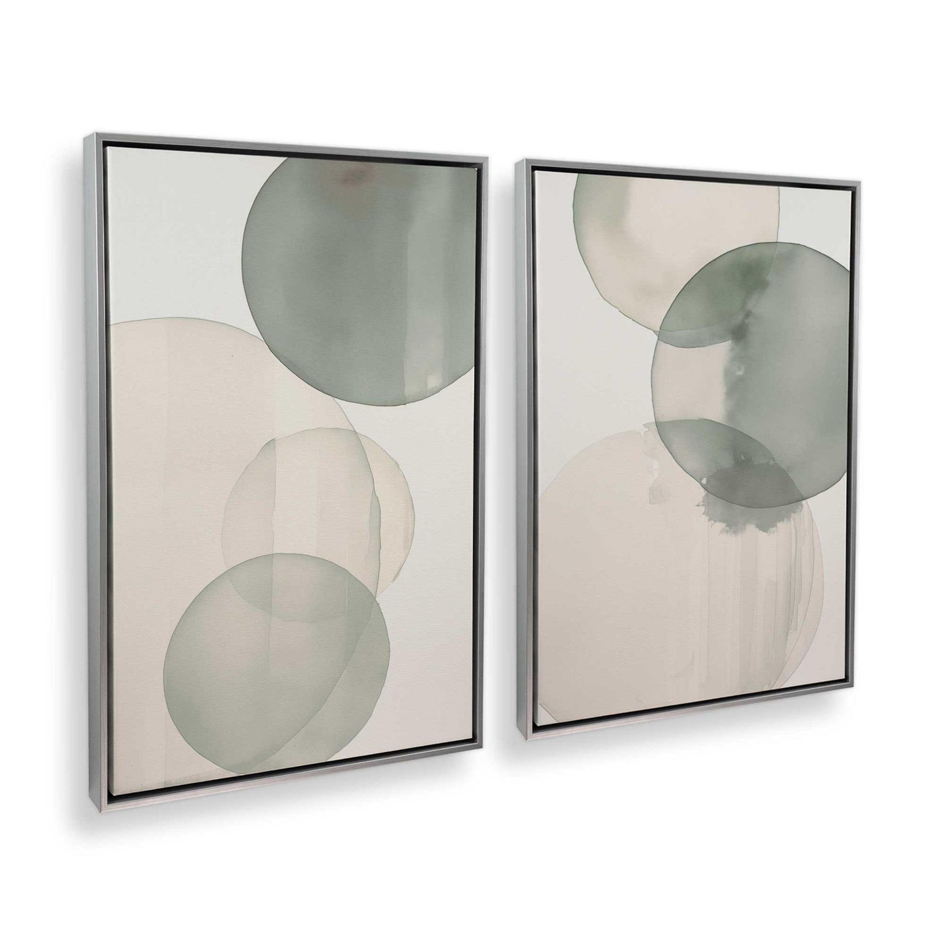 [Color:Opaque White], Picture of art in a White frame at an angle