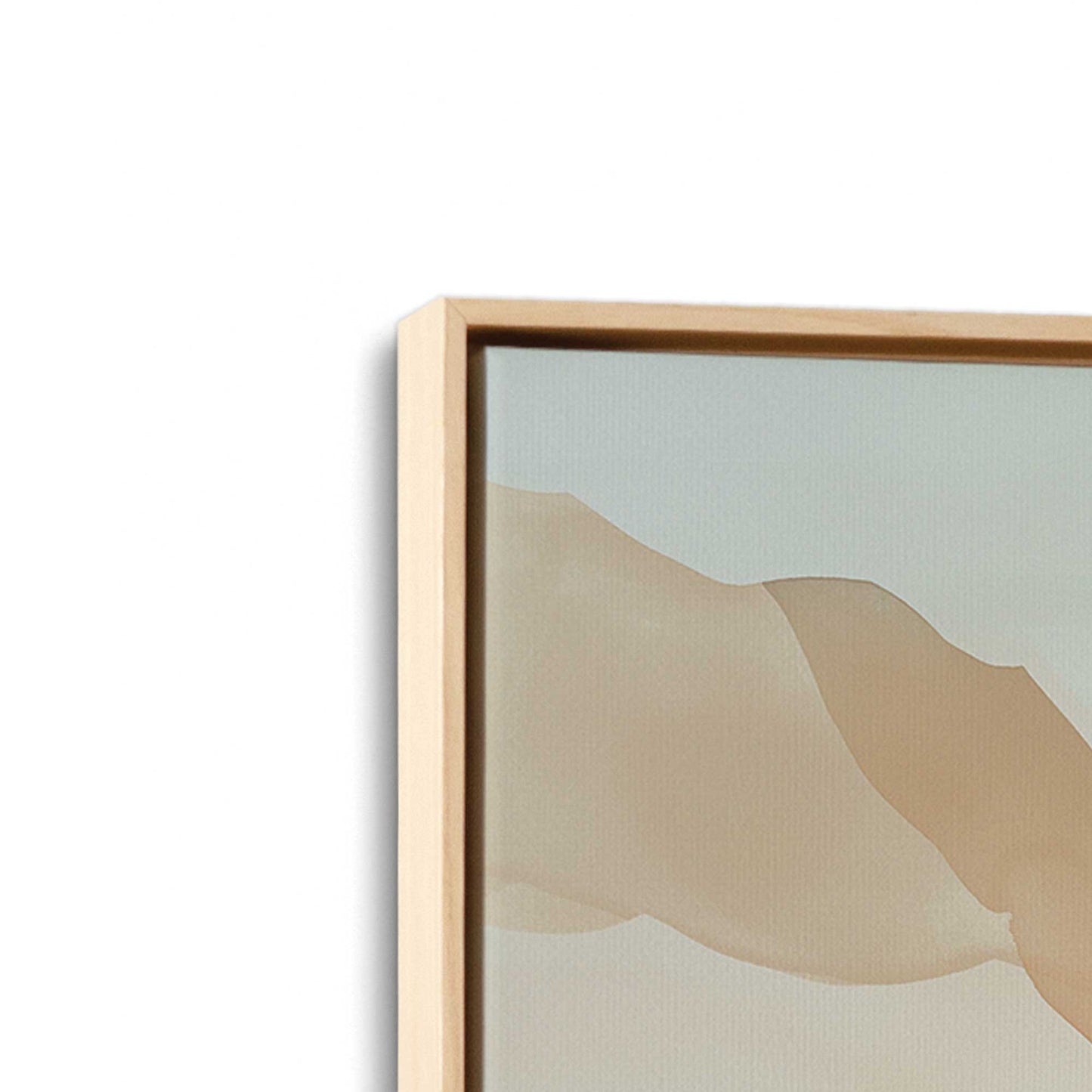 [Color:Polished Gold], Picture of art in a Polished Gold frame at an angle