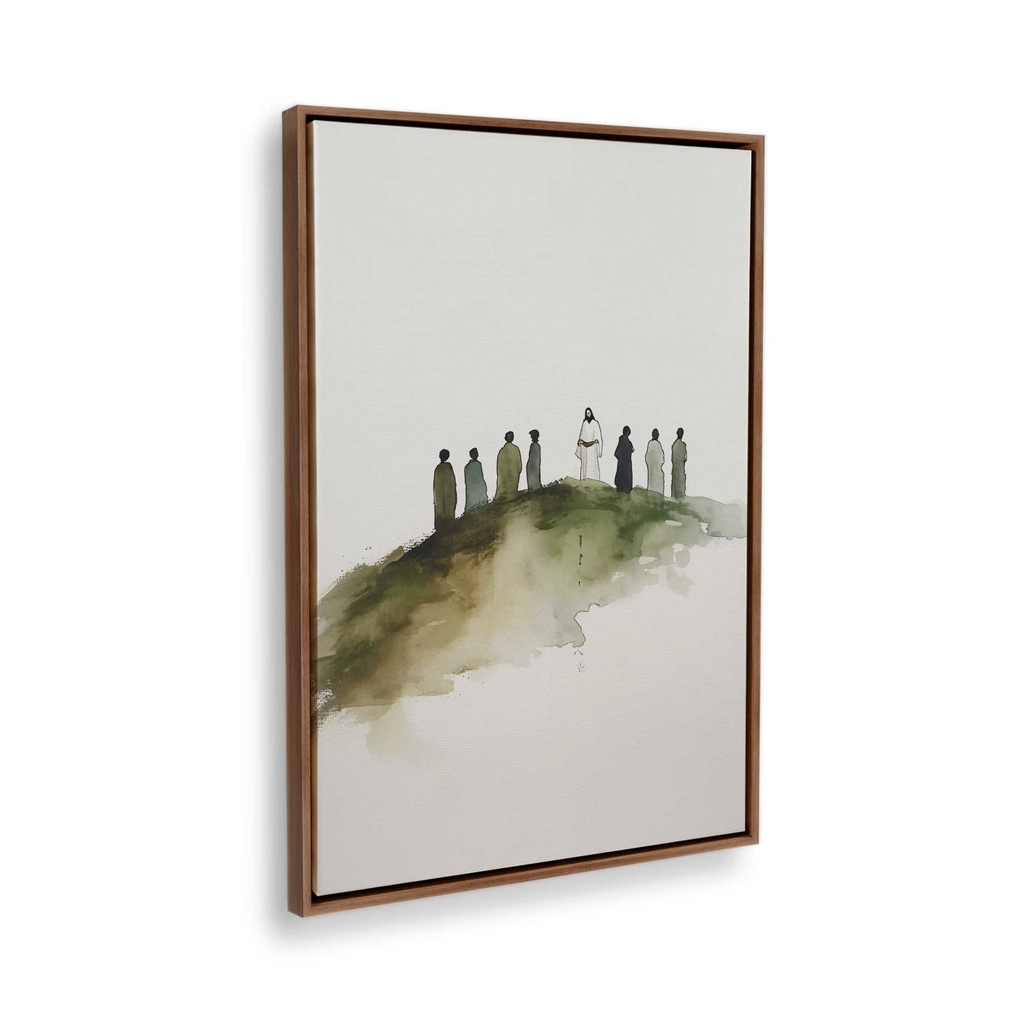 [Color:Walnut], Picture of the corner of the art