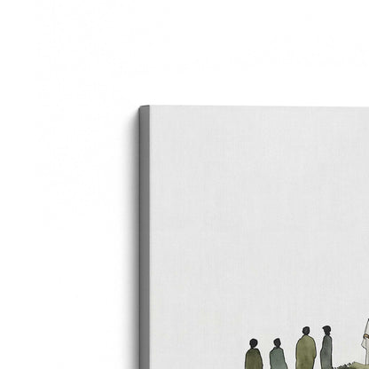[Color:Stretched Canvas], Picture of the corner of the art