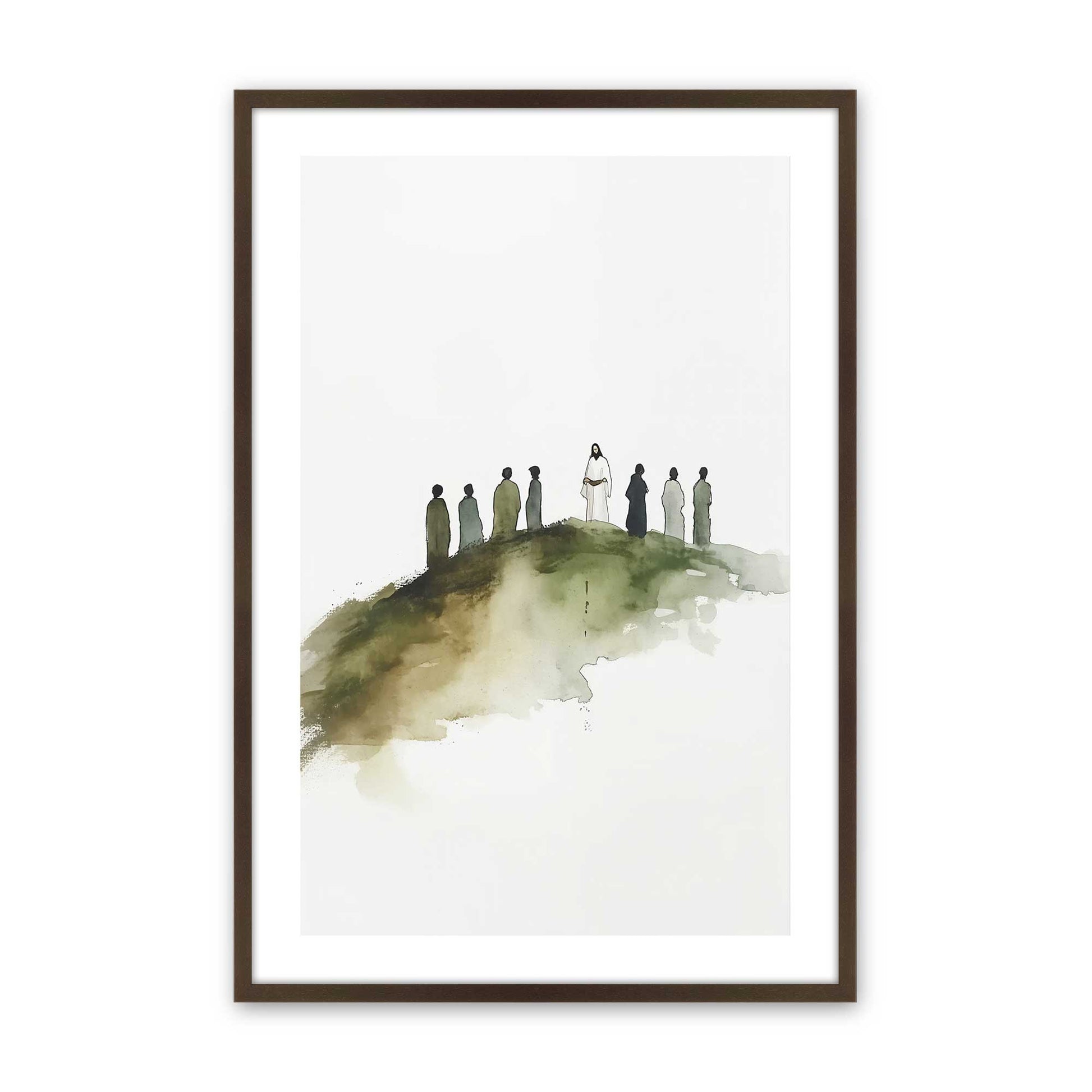 [Color:Belvinder Brown], Picture of art in a Belvinder Brown frame