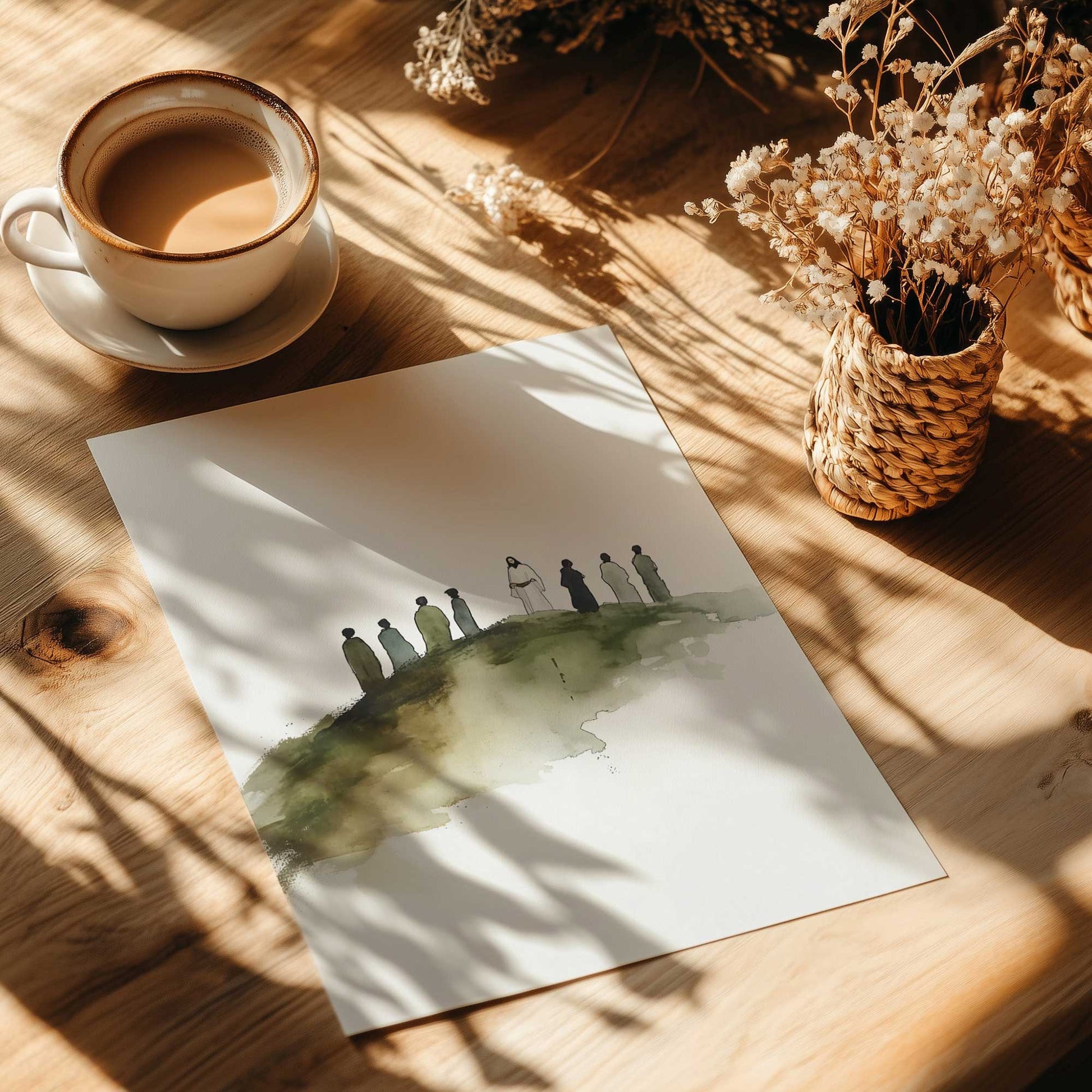 [Color:Rolled Print], Picture of close up of art