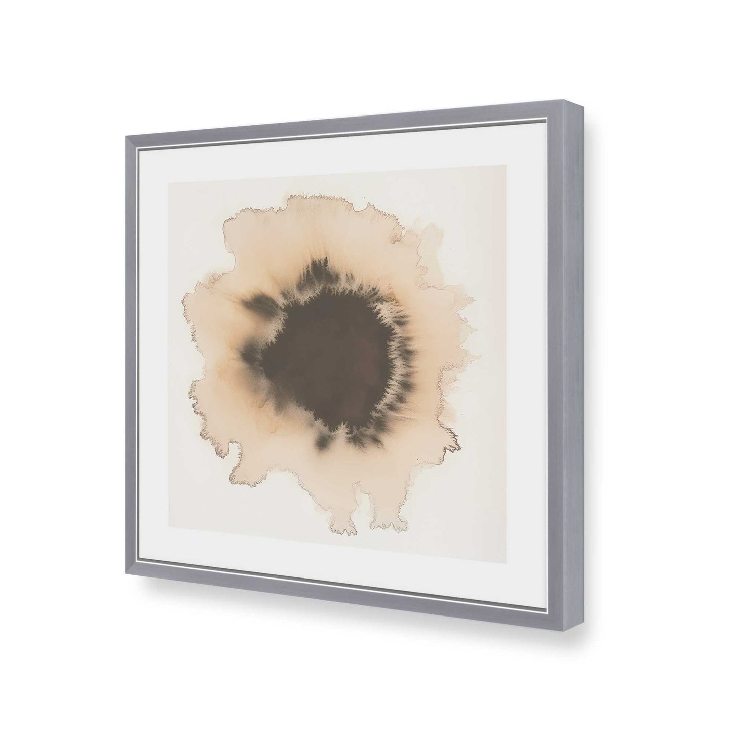 [Color:Polished Chrome], Picture of art in a Polished Chrome frame of the corner