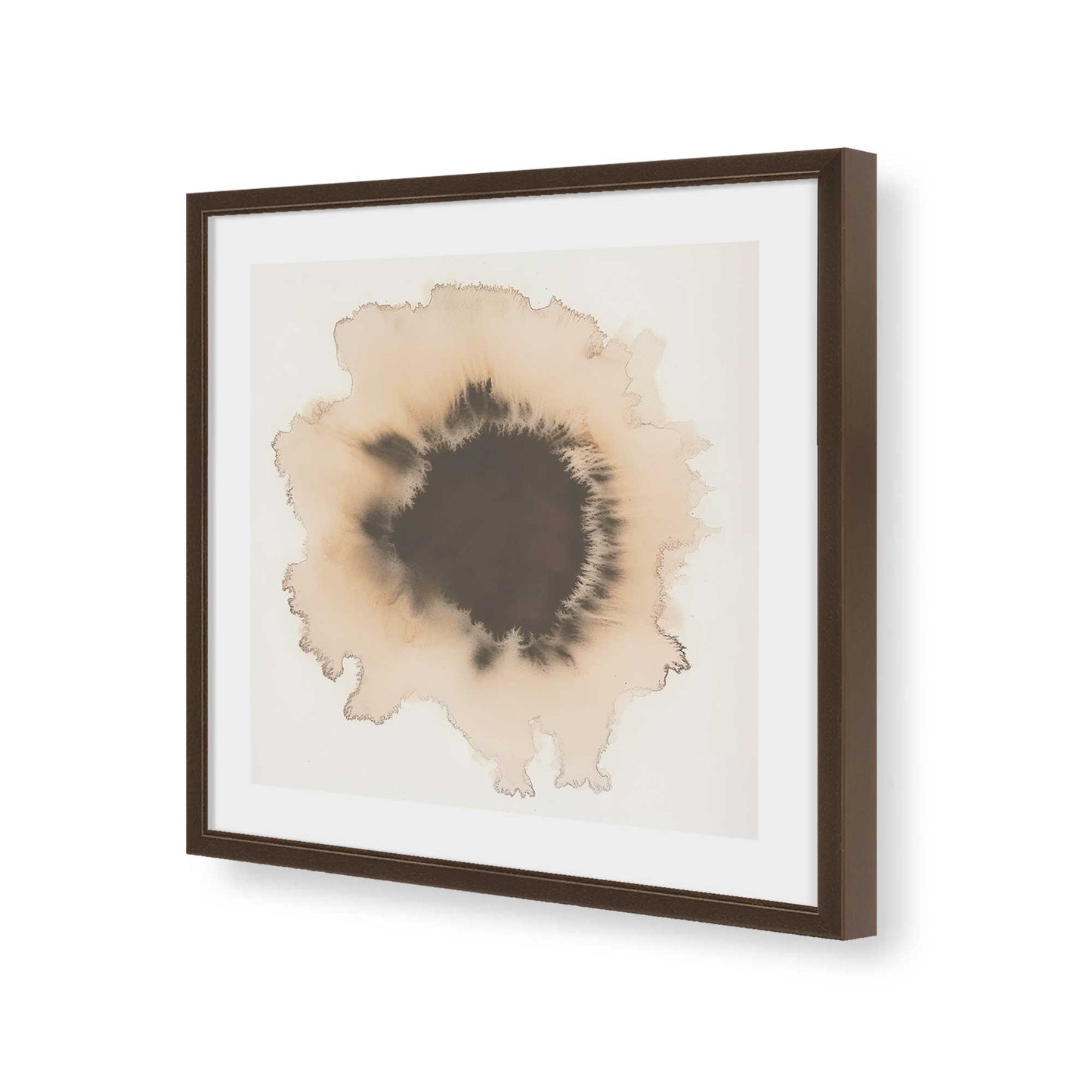 [Color:Espresso], Picture of art in a Espresso frame of the corner