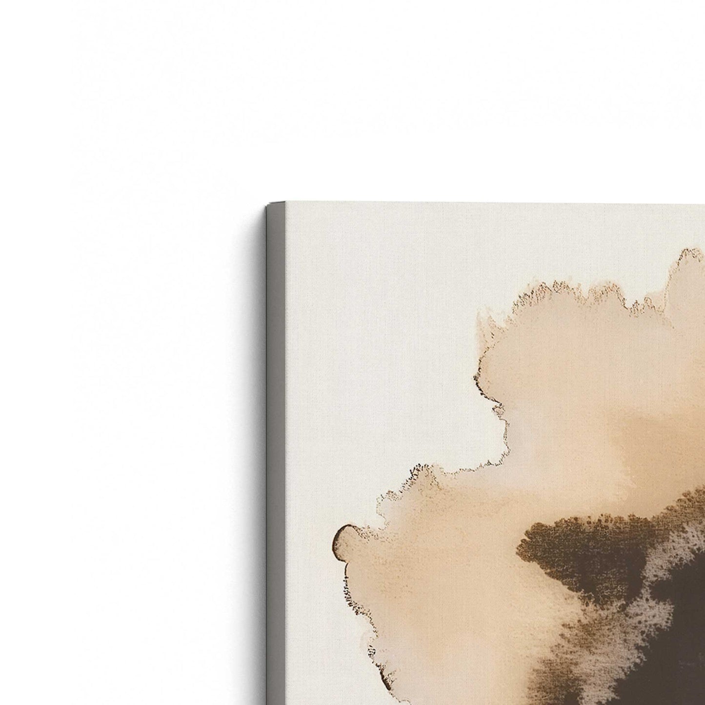 [Color:Stretched Canvas], Picture of the corner of the art