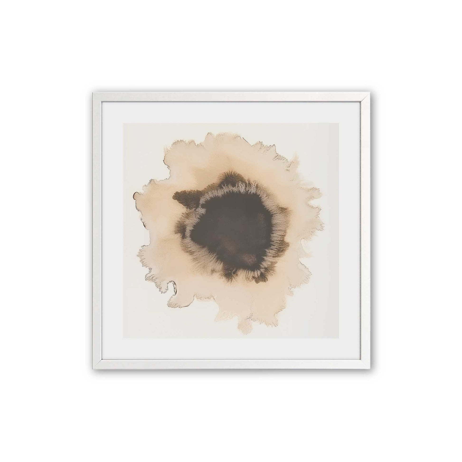 [Color:Opaque White], Picture of art in an Opaque White frame