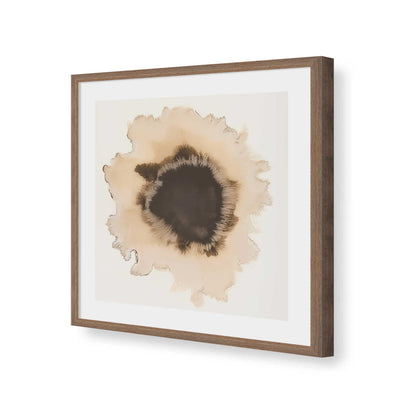 [Color:Walnut], Picture of art in a Walnut frame of the corner