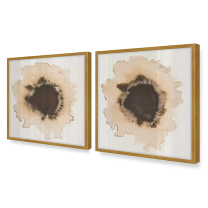 [Color:Polished Gold], Picture of art in a Polished Gold frame of the corner
