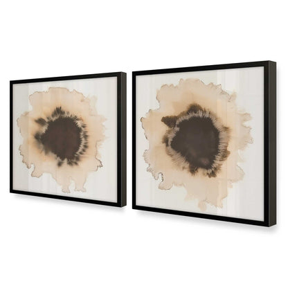 [Color:Satin Black], Picture of art in a Satin Black frame at an angle