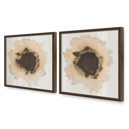 [Color:Belvinder Brown], Picture of art in a Belvinder Brown frame at an angle