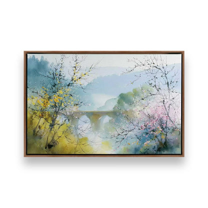 [Color:Walnut], Picture of art in a Walnut frame