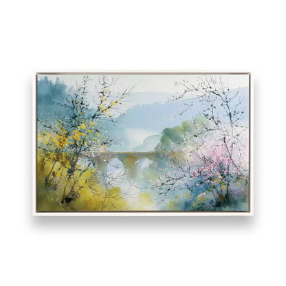 [Color:Opaque White], Picture of art in a White frame