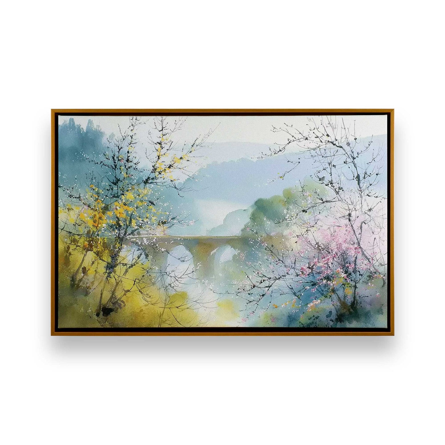 [Color:Polished Gold], Picture of art in a Polished Gold frame
