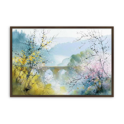 [Color:Belvinder Brown], Picture of art in a Belvinder Brown frame