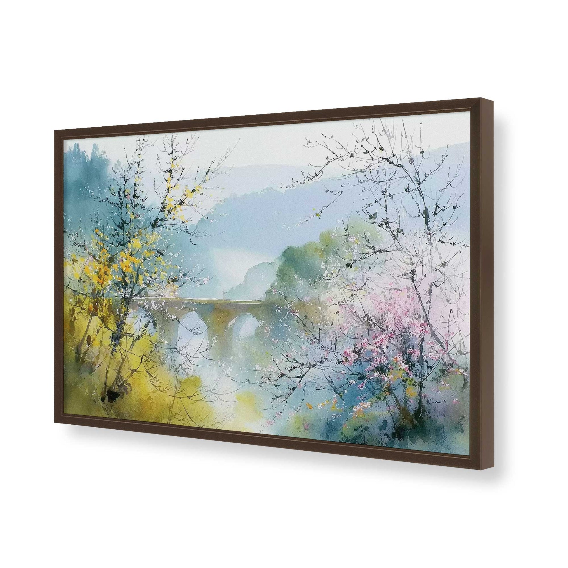 [Color:Belvinder Brown], Picture of art in a Belvinder Brown frame of the corner
