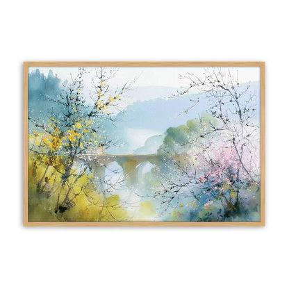[Color:American Maple], Picture of art in a American Maple frame