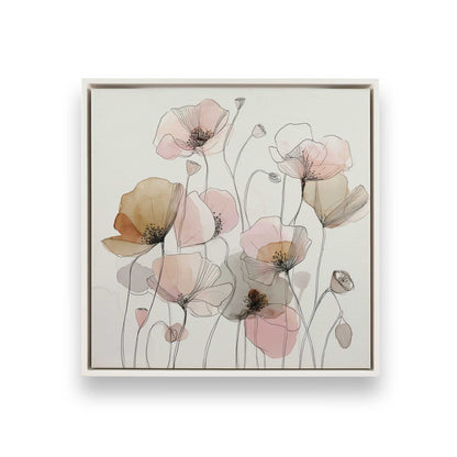 [Color:Opaque White], Picture of art in a White frame