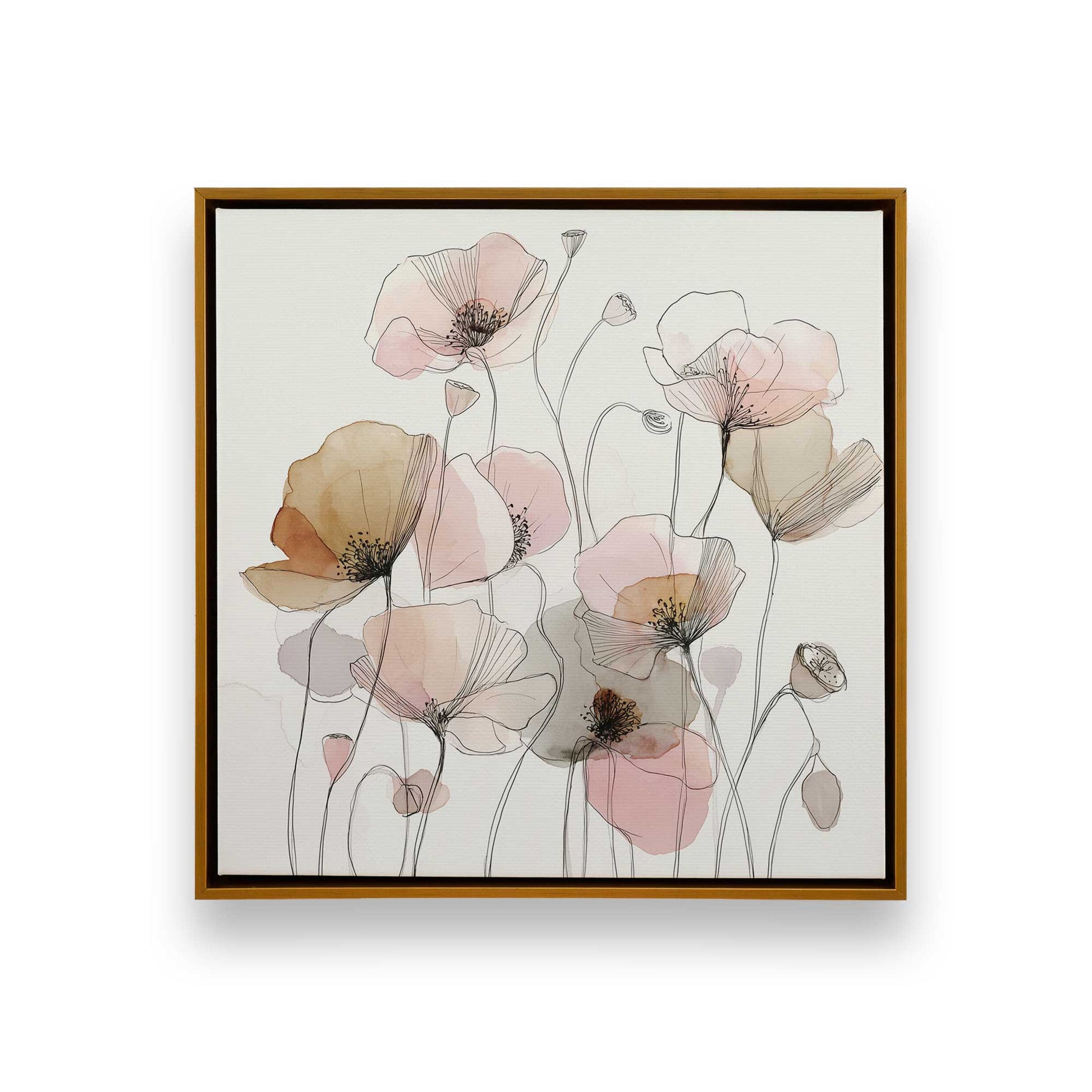 [Color:Polished Gold], Picture of art in a Polished Gold frame