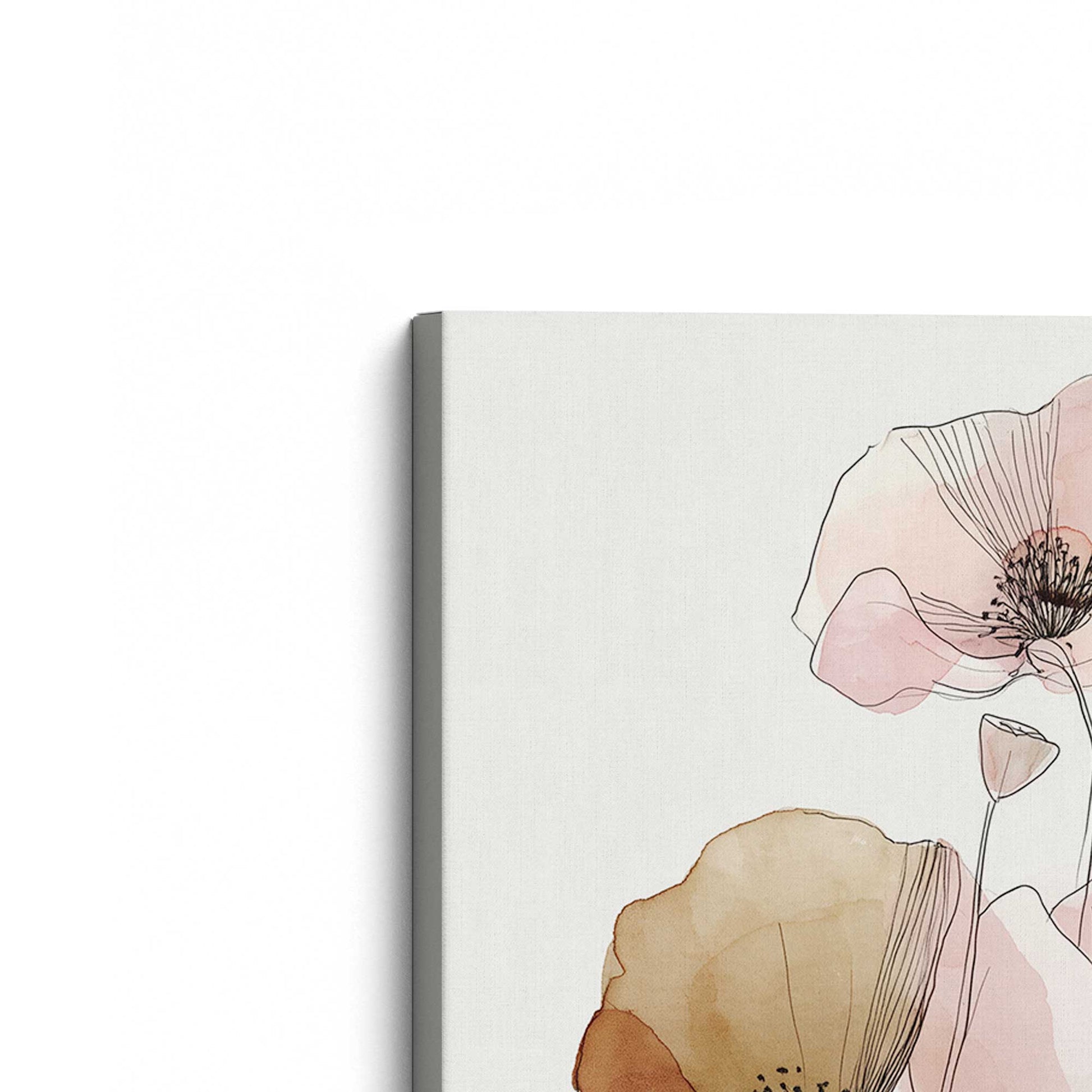 [Color:Stretched Canvas], Picture of the corner of the art
