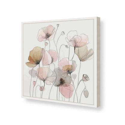 [Color:Opaque White], Picture of art in a Opaque White frame of the corner