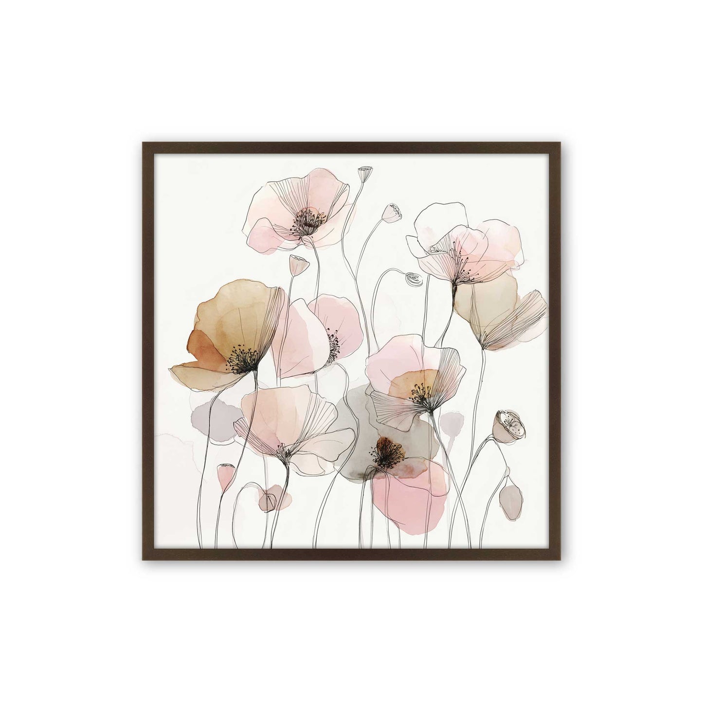 [Color:Espresso], Picture of art in a Espresso frame