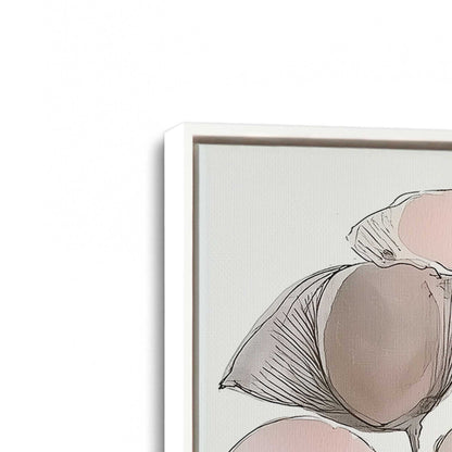 [Color:Opaque White], Picture of art in a White frame at an angle