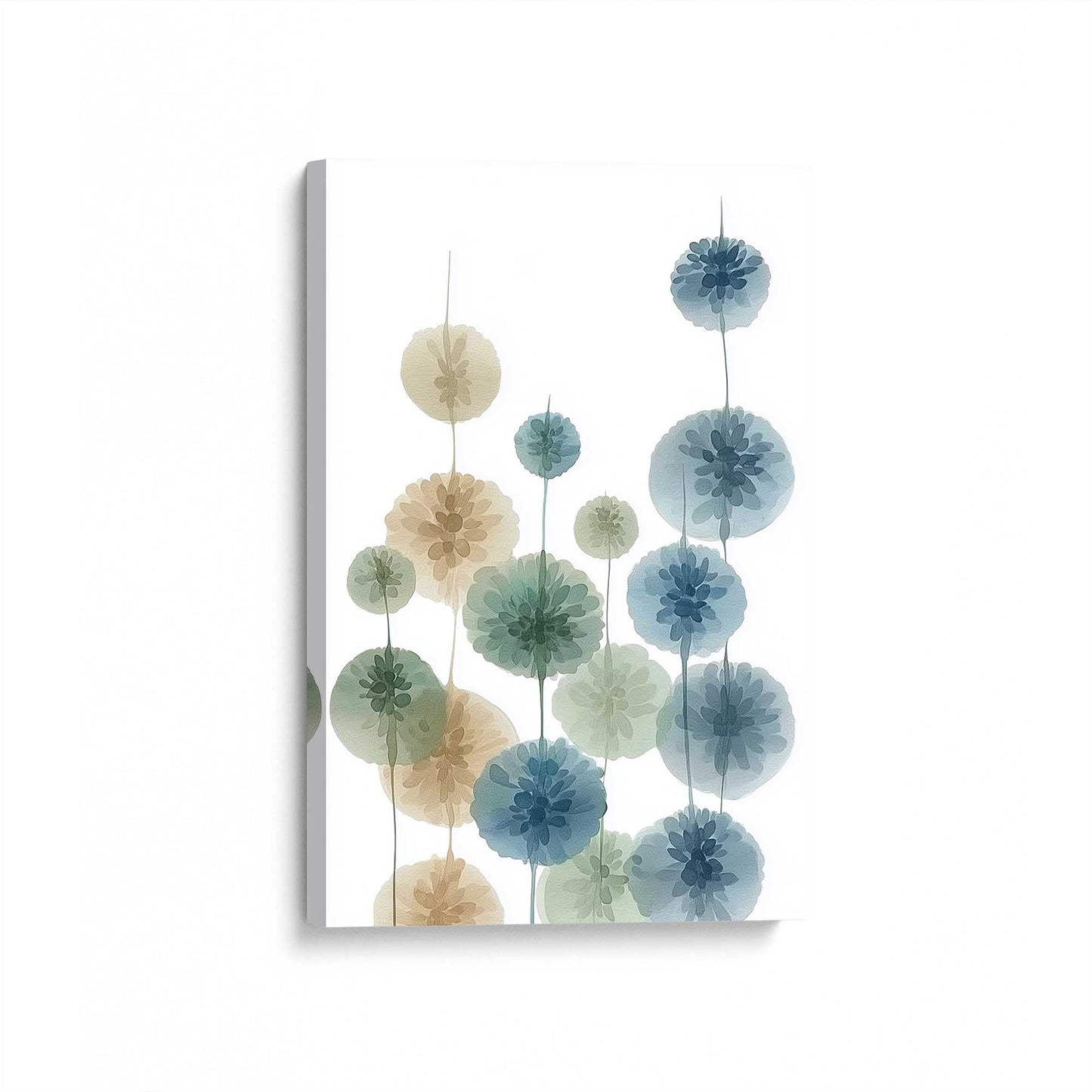 [Color:Stretched Canvas], Picture of art at an angle