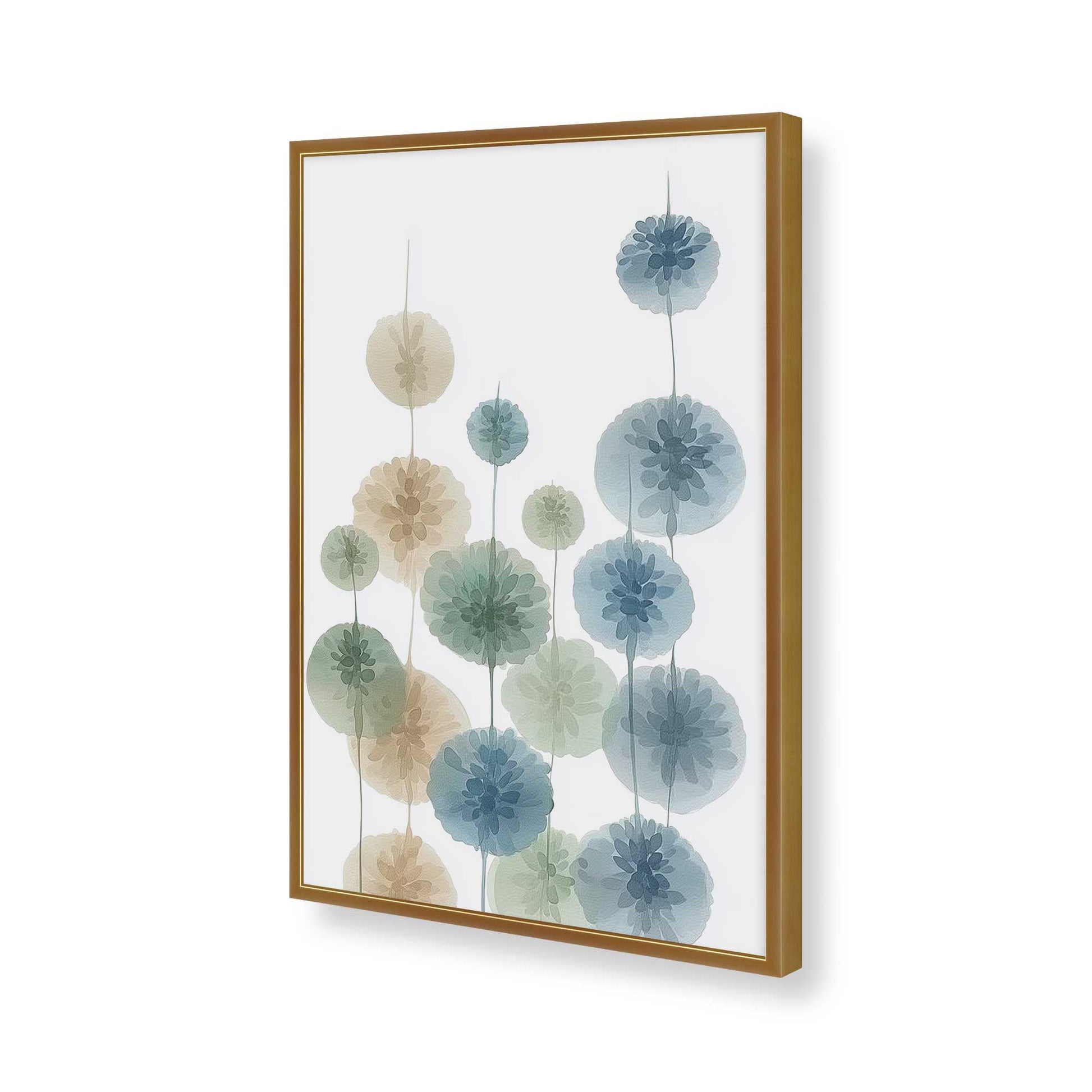 [Color:Polished Gold], Picture of art in a Polished Gold frame of the corner