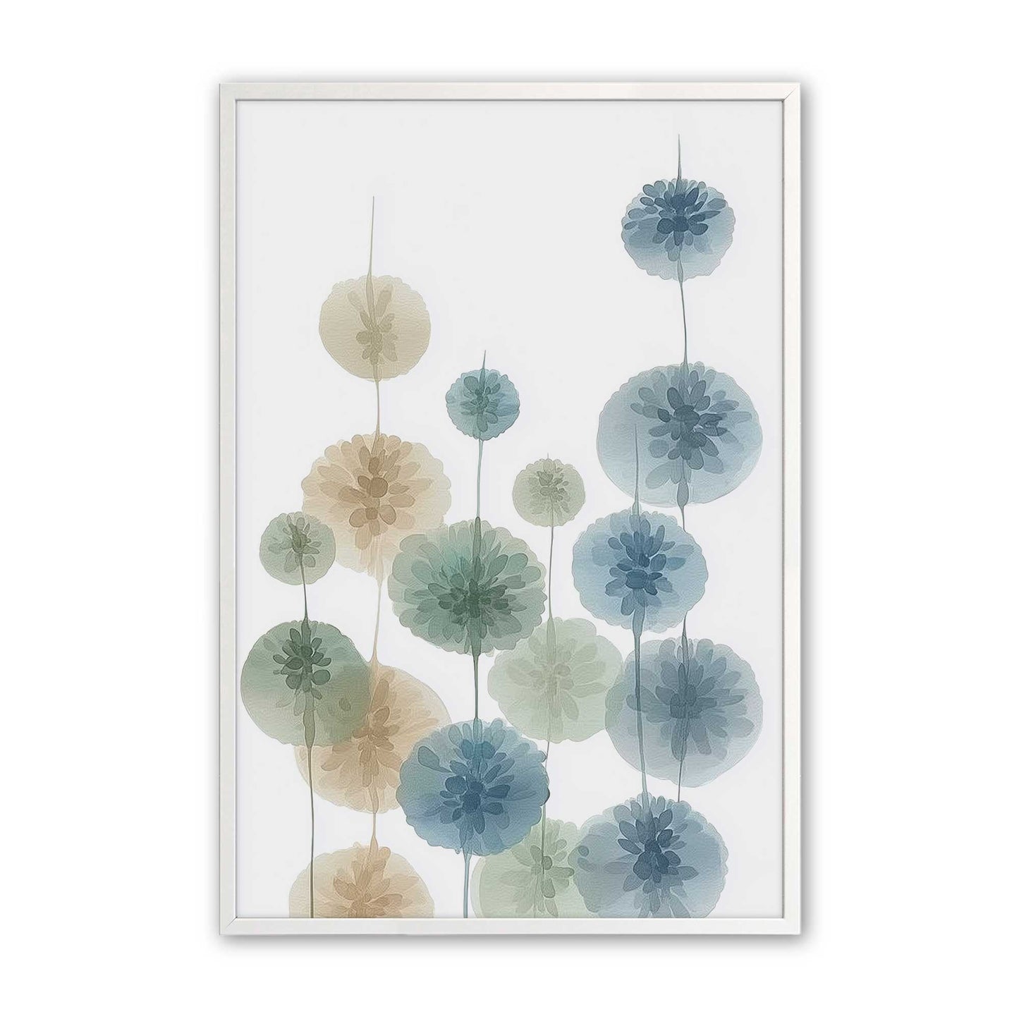[Color:Opaque White], Picture of art in a Opaque White frame