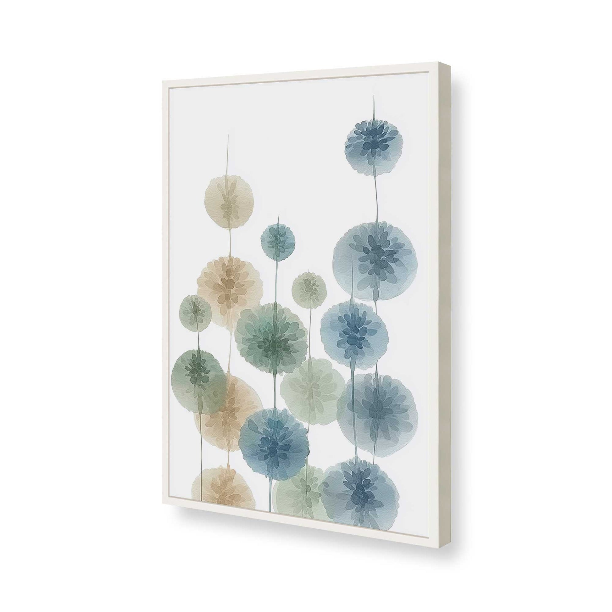 [Color:Opaque White], Picture of art in a Opaque White frame of the corner