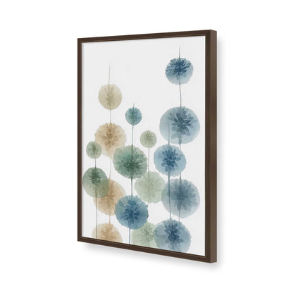 [Color:Brown], Picture of art in a Brown frame of the corner