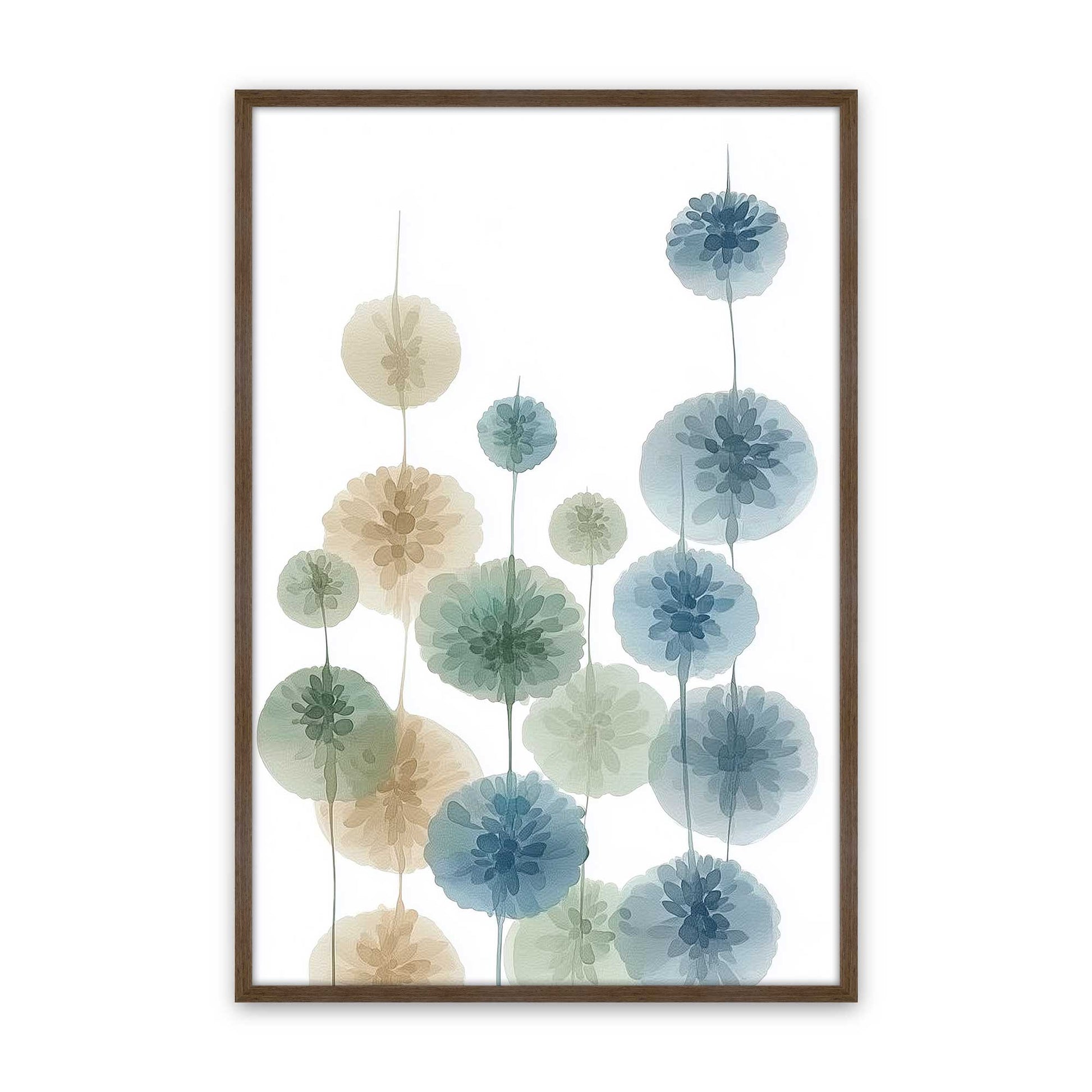 [Color:Walnut], Picture of art in a Walnut frame
