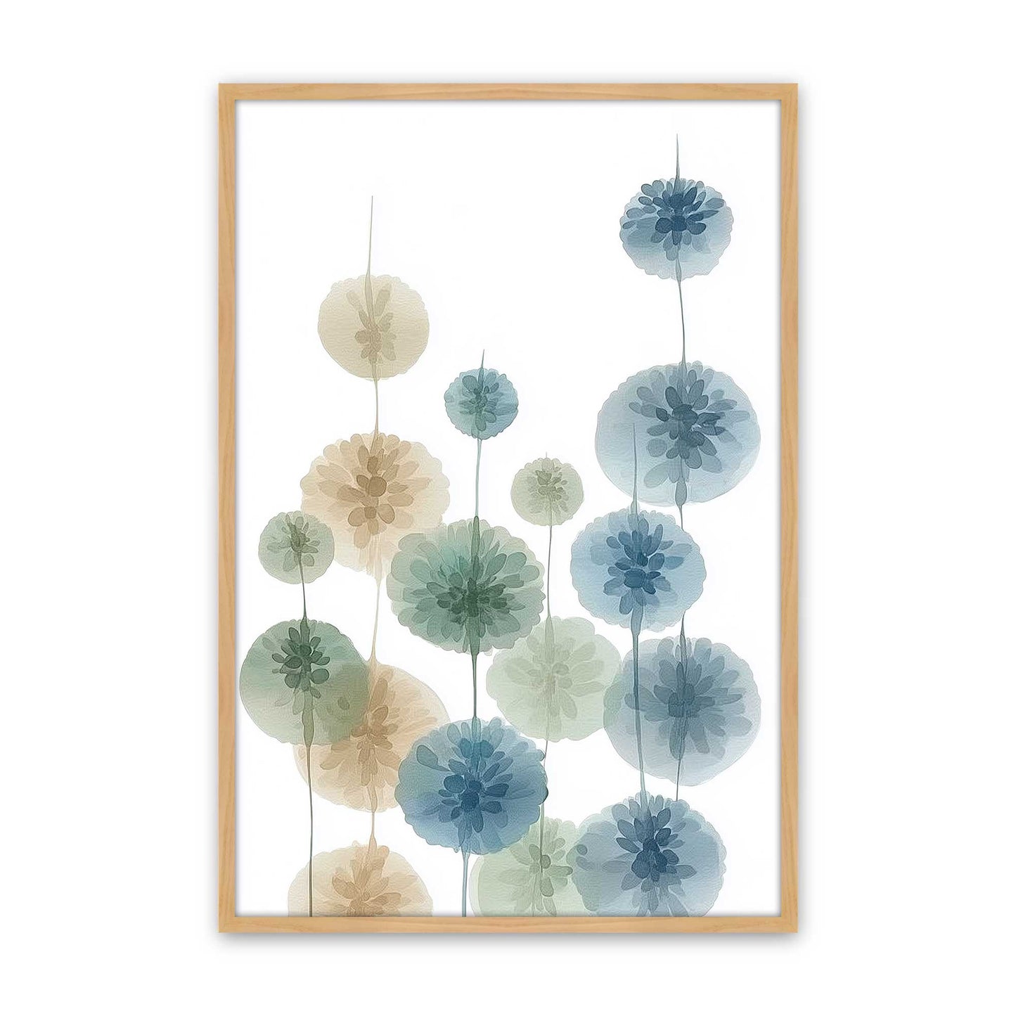 [Color:American Maple], Picture of art in a American Maple frame