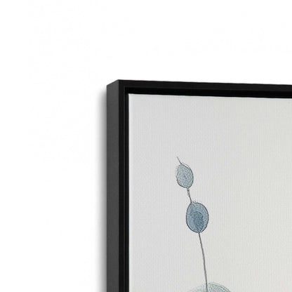 [Color:Satin Black], Picture of art in a Satin Black frame at an angle
