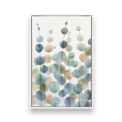 [Color:Opaque White], Picture of art in a White frame
